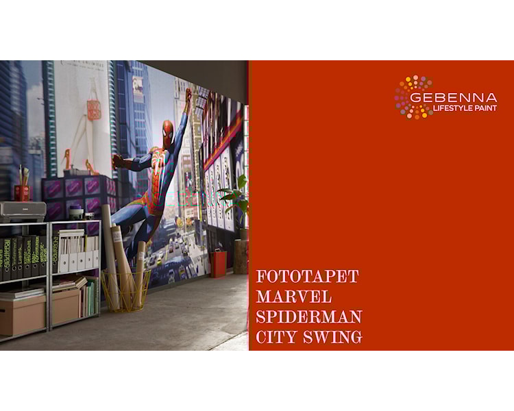Fototapet Marvel Spiderman City Swing